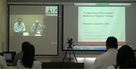 Stanford Teleconference on technology and headache