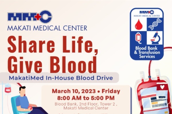 Share Life, Give Blood – MakatiMed In-House Blood Drive thumbnail