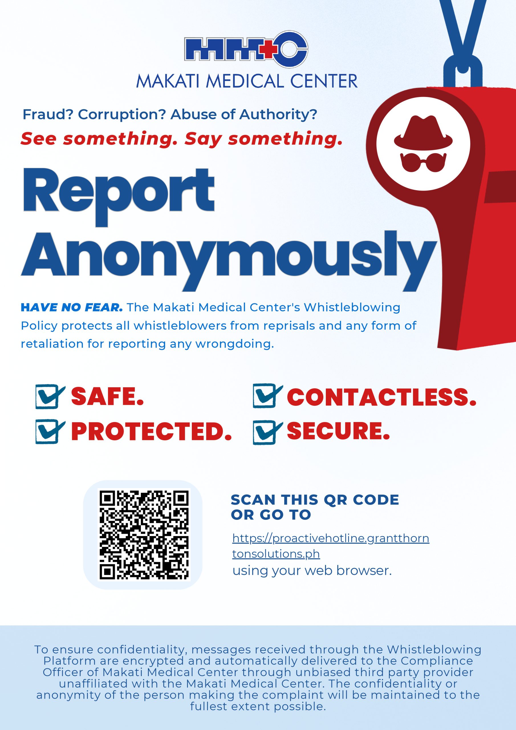 Report Anonymously poster
