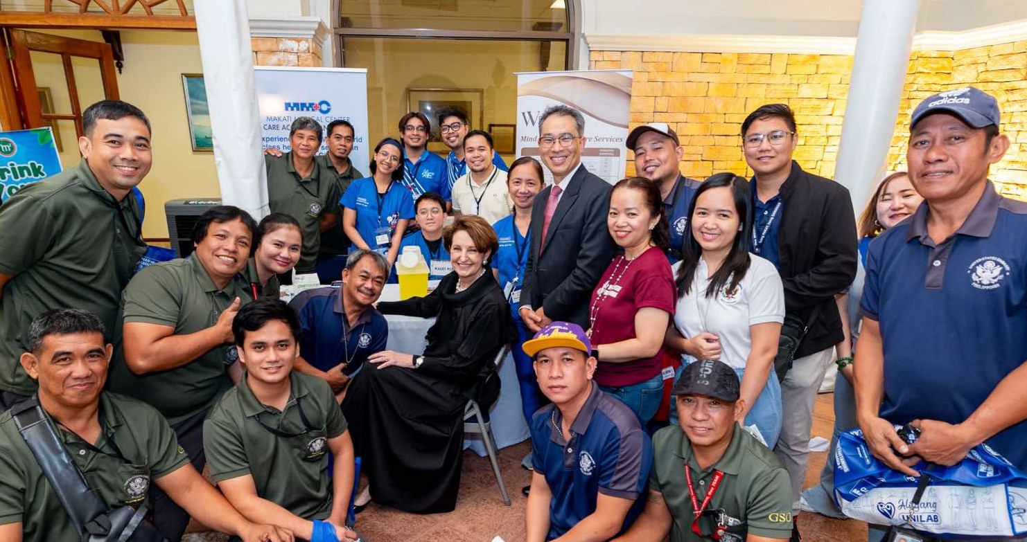 MakatiMed representatives on US Embassy Health Fair